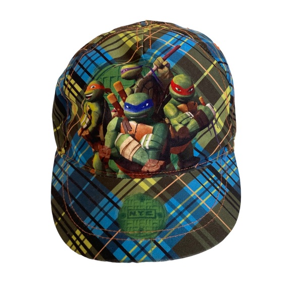 Nickelodeon Teenage Mutant Ninja Turtles TMNT Plaid  Baseball Cap - Picture 2 of 9